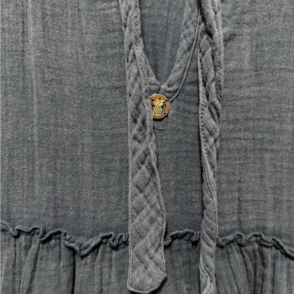 Simply Southern Ruffled Navy Top - Picture 4 of 4